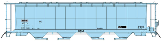 59 FT 4-Bay Cylindrical Covered Hopper WGR - 45140 : HO