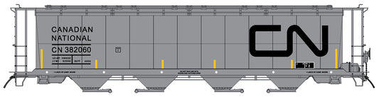 59 FT 4-Bay Cylindrical Covered Hopper Canadian National  - 45141 : HO