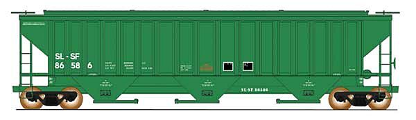 4750CF Rib-Sided 3-Bay Covered Hopper St. Louis-San Francisco - 453119 : HO
