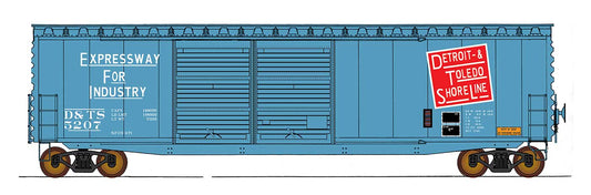 PS-1 50 FT Double Door Boxcar Detroit & Toledo Shore Line DT&S - 45634 : HO