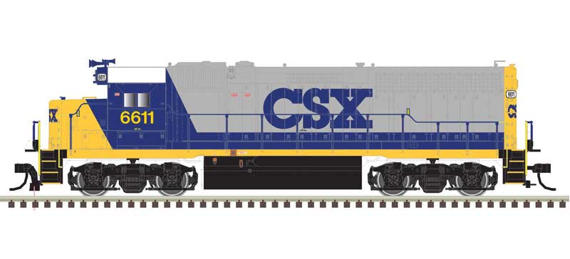 EMD GP40 CSX 6604 DCC & Sound Ready - 40005250 N Scale