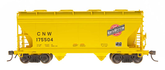 ACF 2-Bay Center-Flow Covered Hopper Chicago & Northwestern-46522 : HO