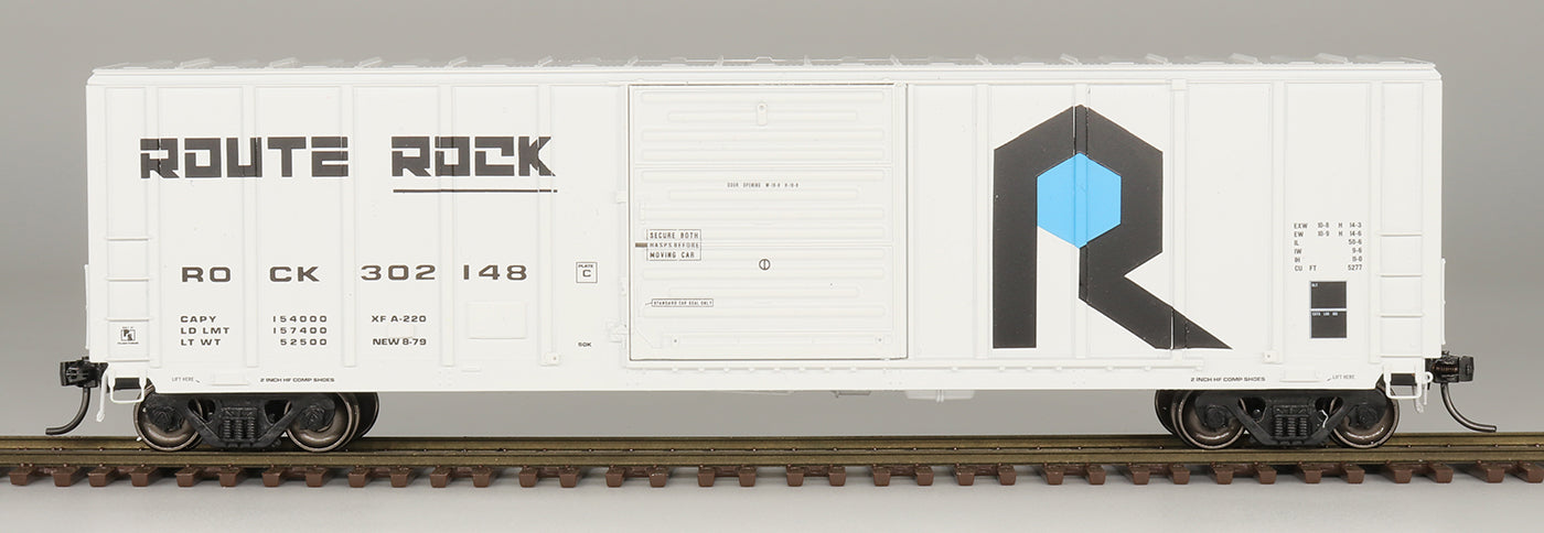 50' PS 5277 Cubic FT Exterior Post Boxcar Rock Island The Rock - 47522 : HO