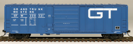 50' PS 5277 Cubic FT Exterior Post Boxcar Grand Trunck Western GTW - 47523 : HO