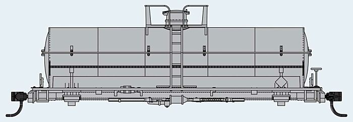 36 Ft Chemical Tank Car Undecorated-48000 : HO