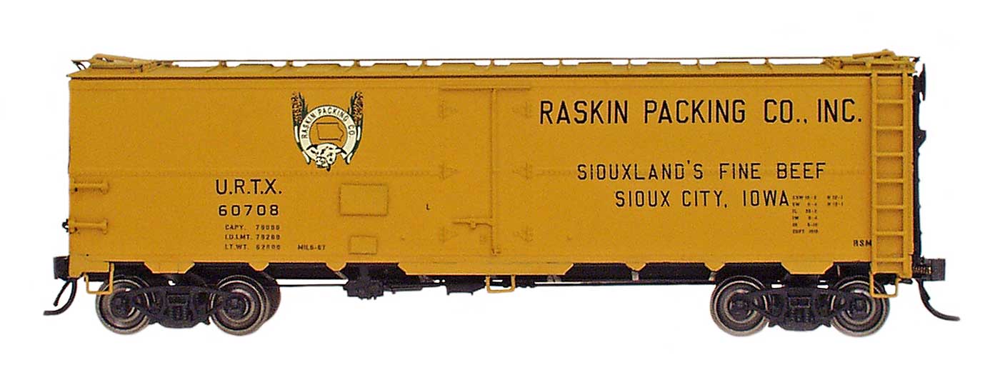 ART 40' Refrigerator Car Raskin Yellow - 48404 : HO