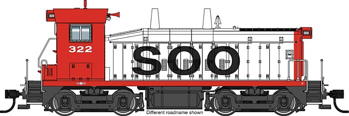 EMD SW1200 - Soo Line 328 DCC Ready - 48510 : HO