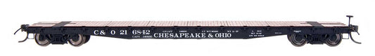 53 Ft 6 Inch 70 Ton Flat Car Chesapeake & Ohio C&O Multiple Numbers - 48712 : HO