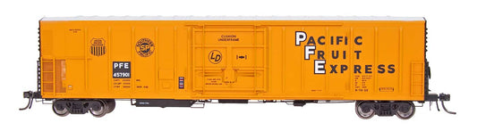 R-70-20 Mechanical Reefer, Early Roof & Keystone Cushion Underframe, Ready to Run -- Pacific Fruit Express PFE - 48801 : HO