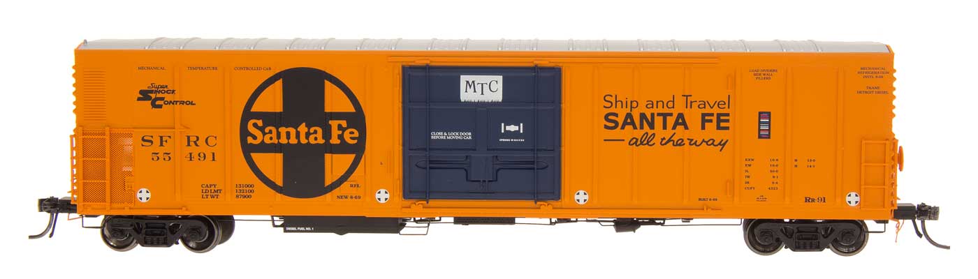 R-70-20 Mechanical Reefer SFRC Santa Fe - 48824 : HO