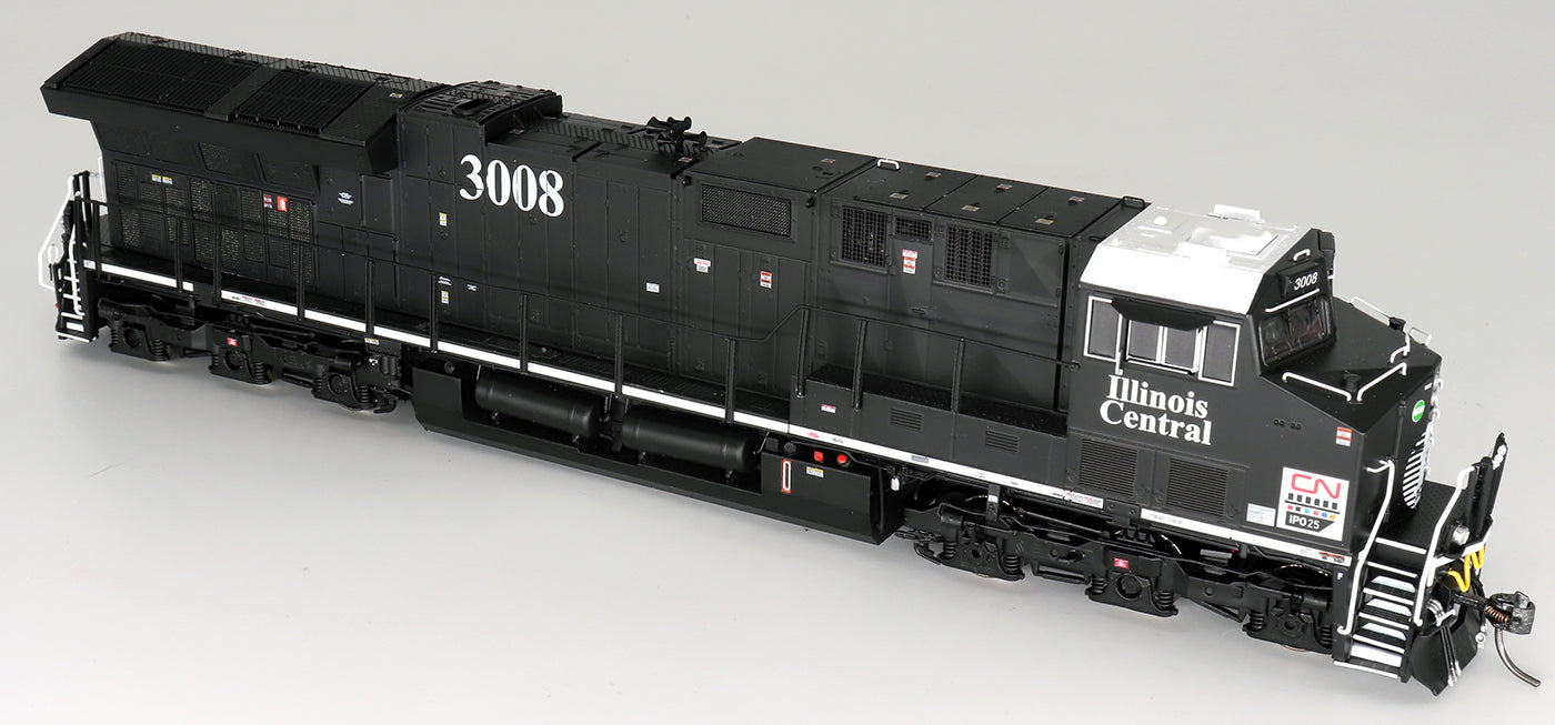 GE ET44 Tier 4 Canadian National CN 3008 Illinois Central Heritage Unit - w/LokSound & DCC - 497112S : HO