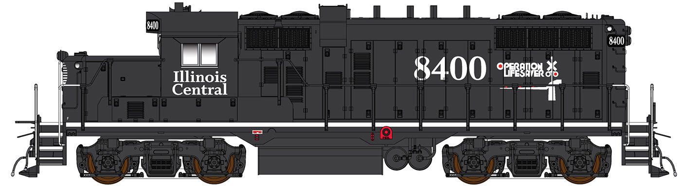 Paducah GP10 Illinois Central DCC & Sound #8400 - 49873S01 : HO