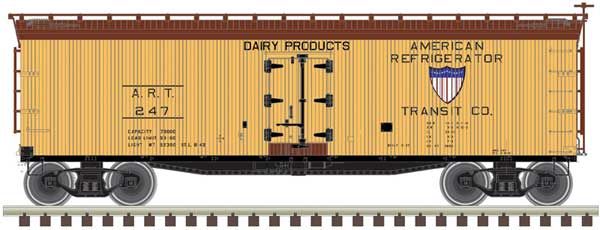 40 FT Wood Reefer American Refrigerator Transit Co. ART 244 - 50003887 : N