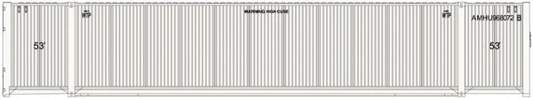 53' Corrugated Container American Highway AMHU 9680100, 9680630, 9680564 - 50005215 : N