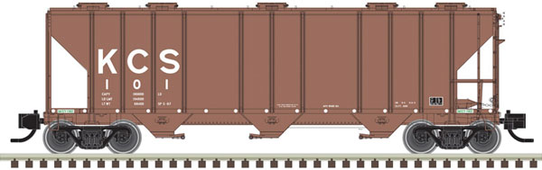 PS-4000 3-Bay Covered Hopper Kansas City Southern KCS 101  - 50005742 : N