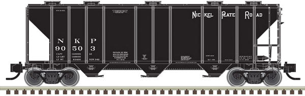 PS-4000 3-Bay Covered Hopper Nickel Plate Road NKP 90503 - 50005745 : N