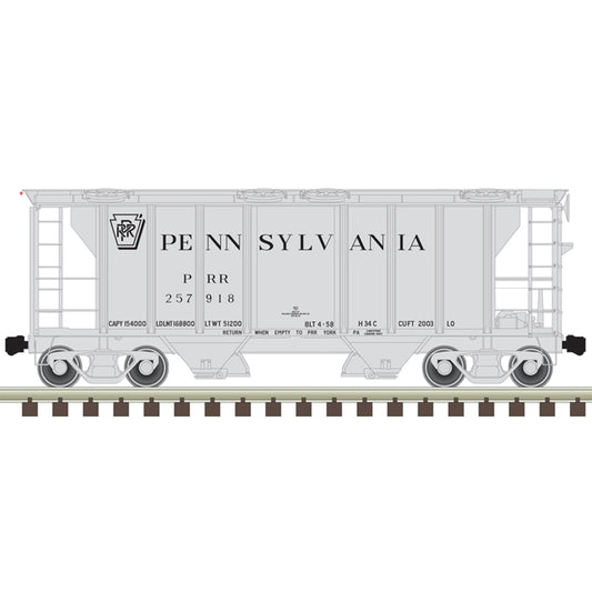 PS-2 2-Bay Covered Hopper Pennsylvania PRR - 50005910 : N