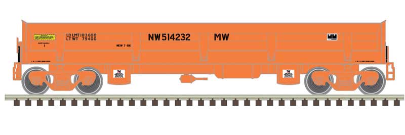 Difco Side Dump Car Norfolk Western NW 514232 - 50006056 : N