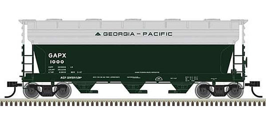 3-Bay ACF 3560 Covered Hopper Georgia Pacific GAPX 1001 - 50006111 : N