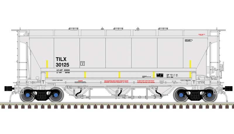 3-Bay Trinity 3230 Covered Hopper Trinity Industries Leasing-50006215 : N