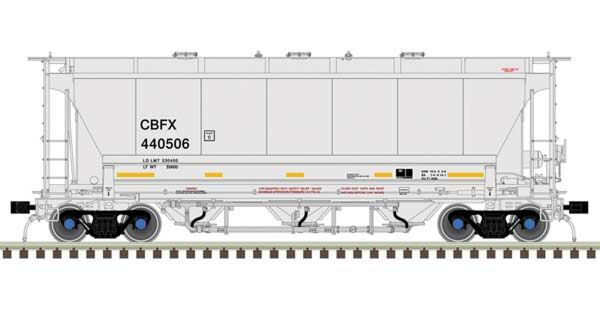 Trinity 3230 Pressure Differential PD 3-Bay Covered Hopper - CIT Group-50006224 : N