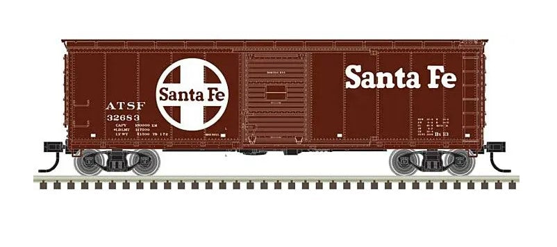 USRA Steel Rebuilt 40' Boxcar - Ready to Run - Master(R) -- Santa Fe #32527 - 50006398 : N