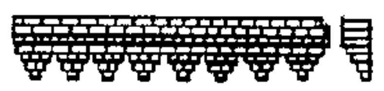Wells Fargo Brick Cornice - 5020 : HO