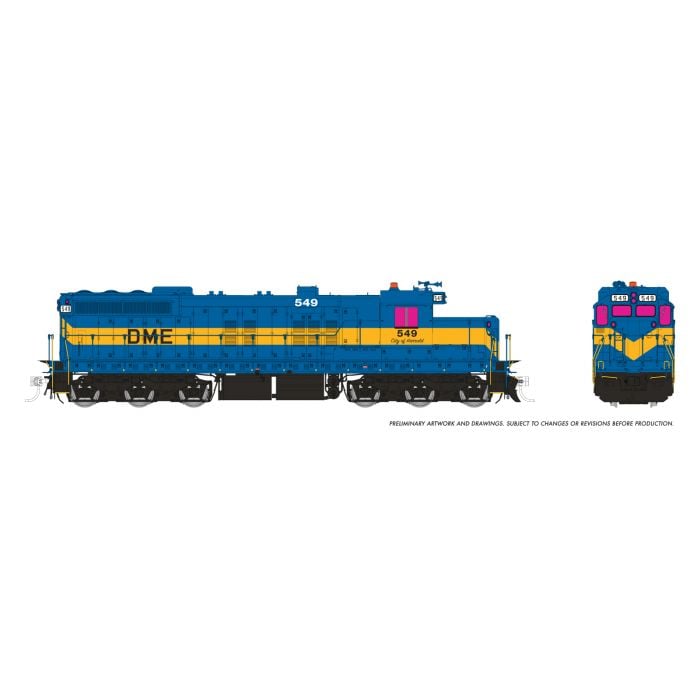 EMD SD10 (DC/Silent): Dakota, Minnesota & Eastern: #549 - 50237 : HO