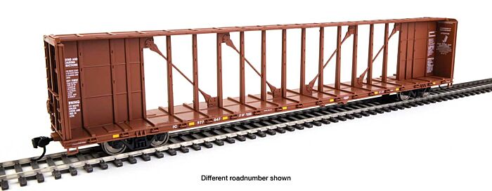 72' Centerbeam Flatcar w/Standard Beam - Illinois Central 977223 - 50715 : HO