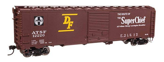 50' AAR Single Door Boxcar - Ready to Run -- Atchison, Topeka & Santa Fe #12244 - 46504 : HO