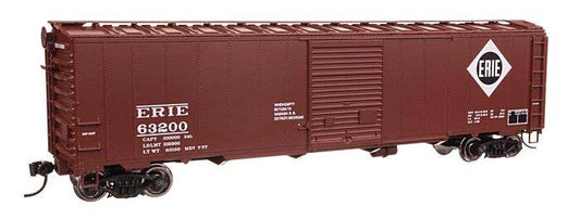 50' AAR Single Door Boxcar - Ready to Run -- Erie #63261 - 46516 : HO