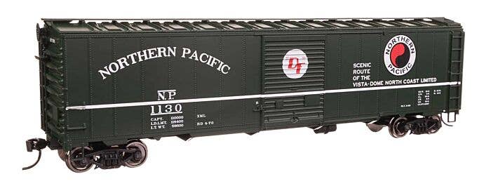 50' AAR Single Door Boxcar - Ready to Run -- Northern Pacific #1238 - 46524 : HO