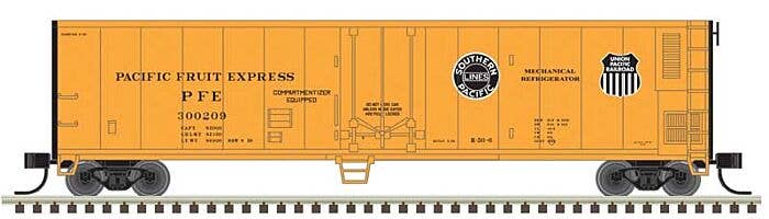 50' Mechanical Reefer - Ready to Run -- Pacific Fruit Express #300212 - 50006470 : N
