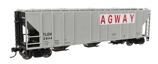 50' Pullman-Standard PS2-CD 4427 3-Bay Covered Hopper - Ready to Run -- Agway TLDX #2944 - 49416 : HO