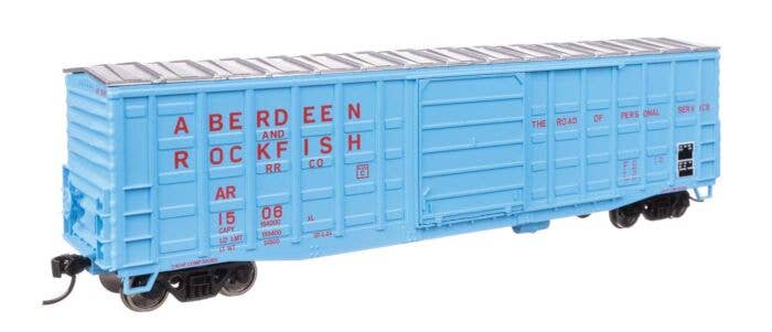 50' Waffle Side Boxcar - Ready To Run -- Aberdeen & Rockfish #1520 (Superior Door) - 46702 : HO