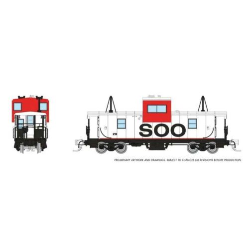 Wide Vision Caboose Soo Line, SOO #45 - 510042 :N