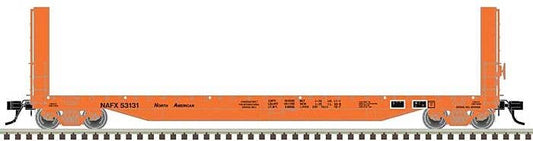 51'6" Bulkhead Flatcar - Ready to Run - Master(R) -- North American Car Leasing NAFX #53202 - 20007108 : HO