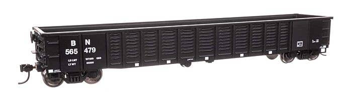 53' Corrugated-Side Gondola - Ready To Run -- Burlington Northern #565504 - 6076 : HO