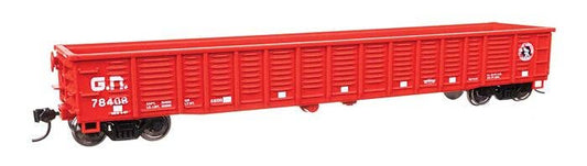 53' Corrugated-Side Gondola - Ready To Run -- Great Nothern #78511  - 6080 : HO