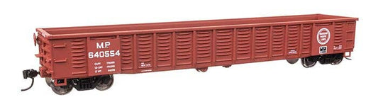 53' Corrugated-Side Gondola - Ready To Run -- Missouri Pacific #640554 - 6081 : HO