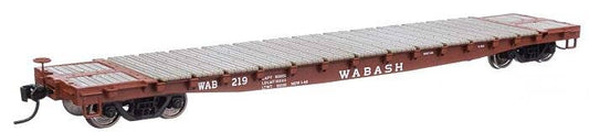 53' GSC Flatcar - Wabash WAB 219-6632 : HO