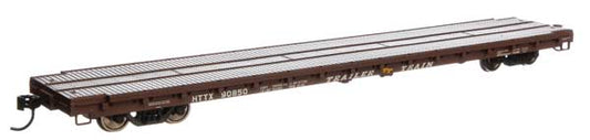 60' Pullman-Standard Flatcar Trailer-Train HTTX 90850 - 5402 : HO