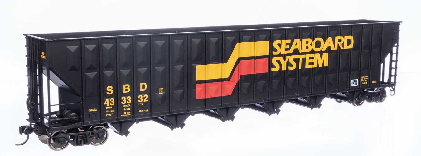 73'3" Greenville 7,000 Cubic Foot Wood Chip Hopper - Seaboard System #433366 - 56325 : HO