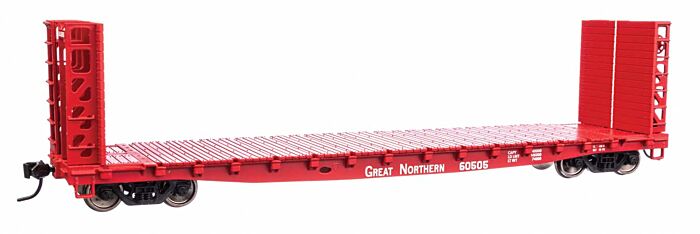 53' GSC Bulkhead Flatcar Great Northern GN 60505 - 5928 : HO