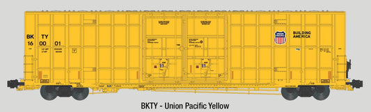 Greenbrier 7550 cf 60' Plate F Boxcar - BKTY #160012 (UP Yellow) - 602027 : N