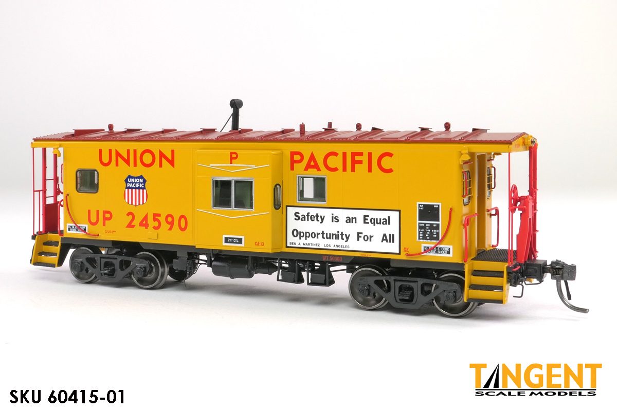 Union Pacific Rock Island Bay Window Caboose w/Red-Green Lights-6041502 : HO