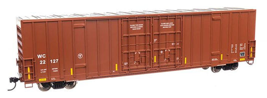 60' High Cube Plate F Boxcar  Wisconsin Central #22184 - 3052 : HO