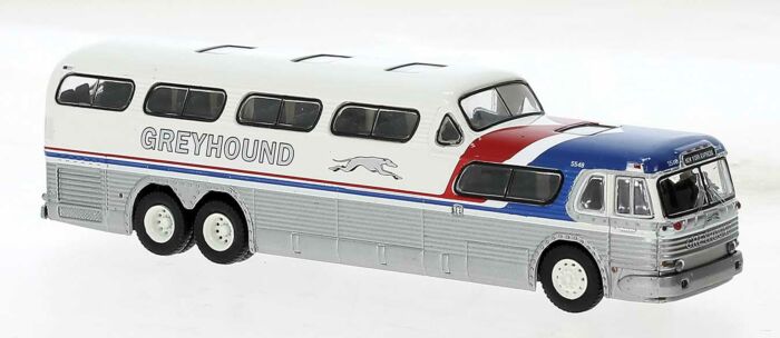 1954-1956 GMC PD-4501 Scenicruiser Greyhound Bus - 61303 : HO