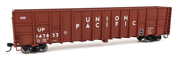 61' Wood Chip Gondola - Ready To Run -- Union Pacific(TM) #147923 - 6127 : HO