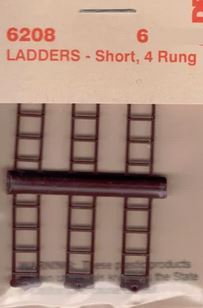 Freight Car 4-Rung Short Ladders - 6208 : HO